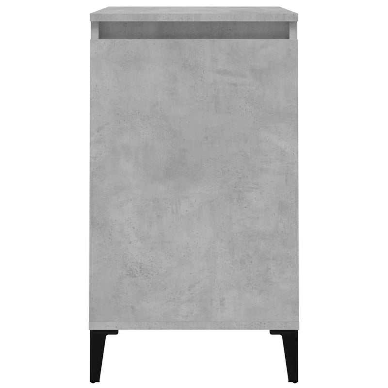 vidaXL Bedside Cabinets 2 pcs Concrete Grey 40x35x70 cm Engineered Wood