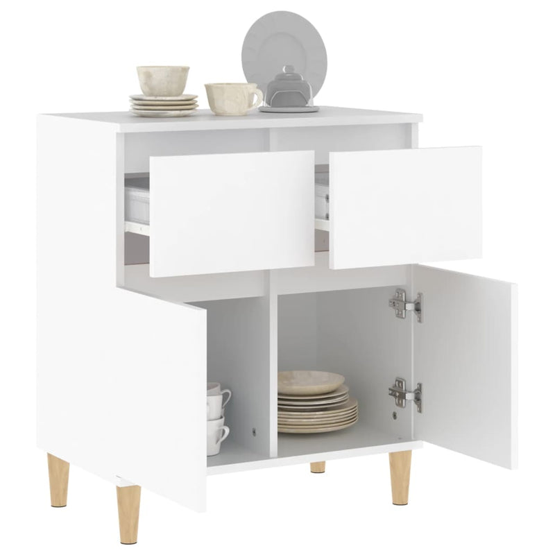 vidaXL Sideboard White 60x35x70 cm Engineered Wood