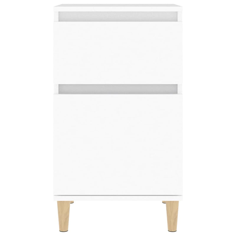 vidaXL Bedside Cabinets 2 pcs White 40x35x70 cm