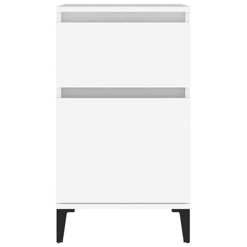vidaXL Bedside Cabinets 2 pcs White 40x35x70 cm