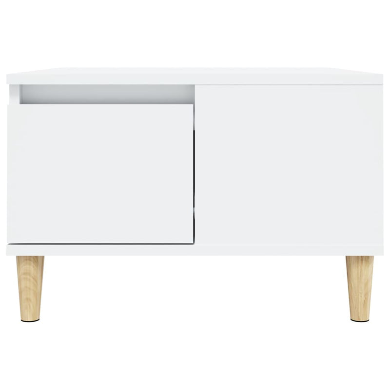 vidaXL Coffee Table White 55x55x36.5 cm Engineered Wood