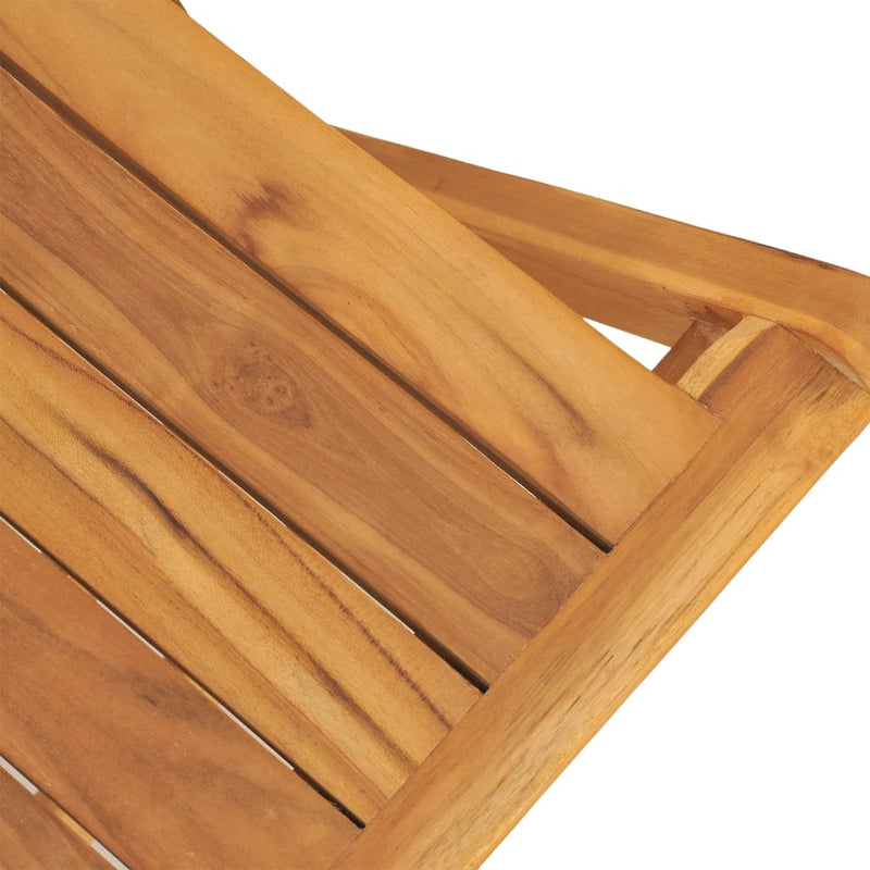 vidaXL Folding Garden Chairs 2 pcs 47x61x90 cm Solid Wood Teak