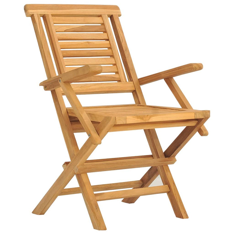 vidaXL 7 Piece Garden Dining Set Solid Wood Teak