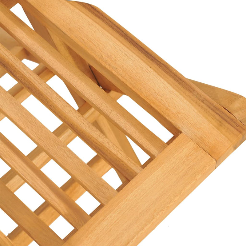 vidaXL 5 Piece Garden Dining Set Solid Wood Teak