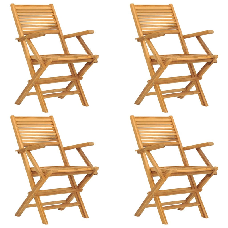 vidaXL 7 Piece Garden Dining Set Solid Wood Teak
