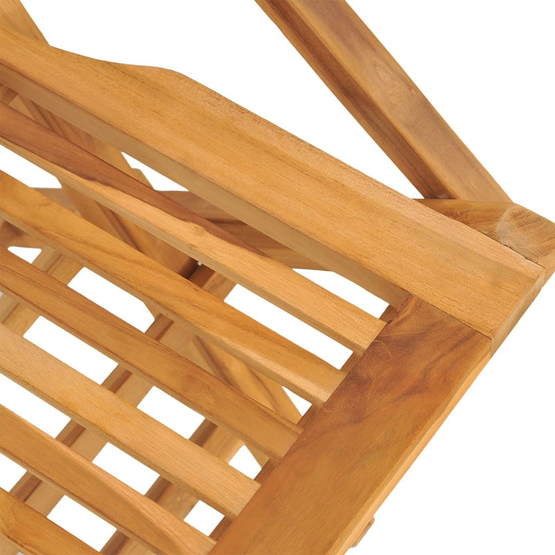 vidaXL 7 Piece Garden Dining Set Solid Wood Teak