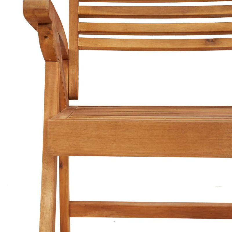 vidaXL Garden Chairs 3 pcs 58x58x87 cm Solid Wood Acacia