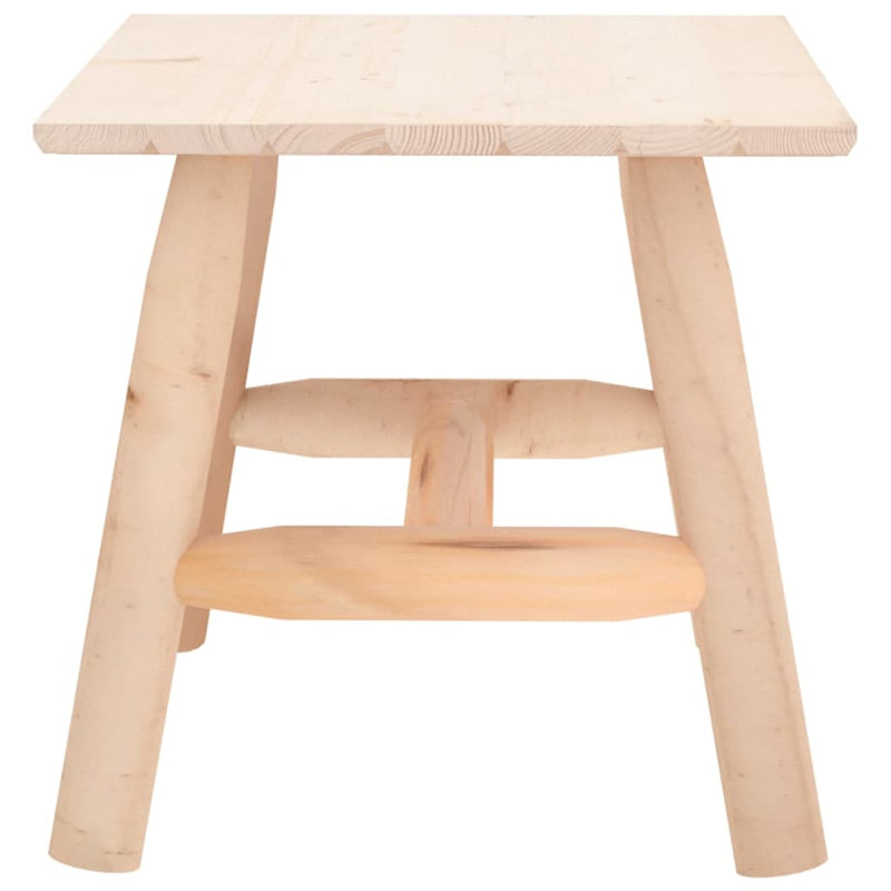 vidaXL Side Table 49x49x50 cm Solid Wood Spruce