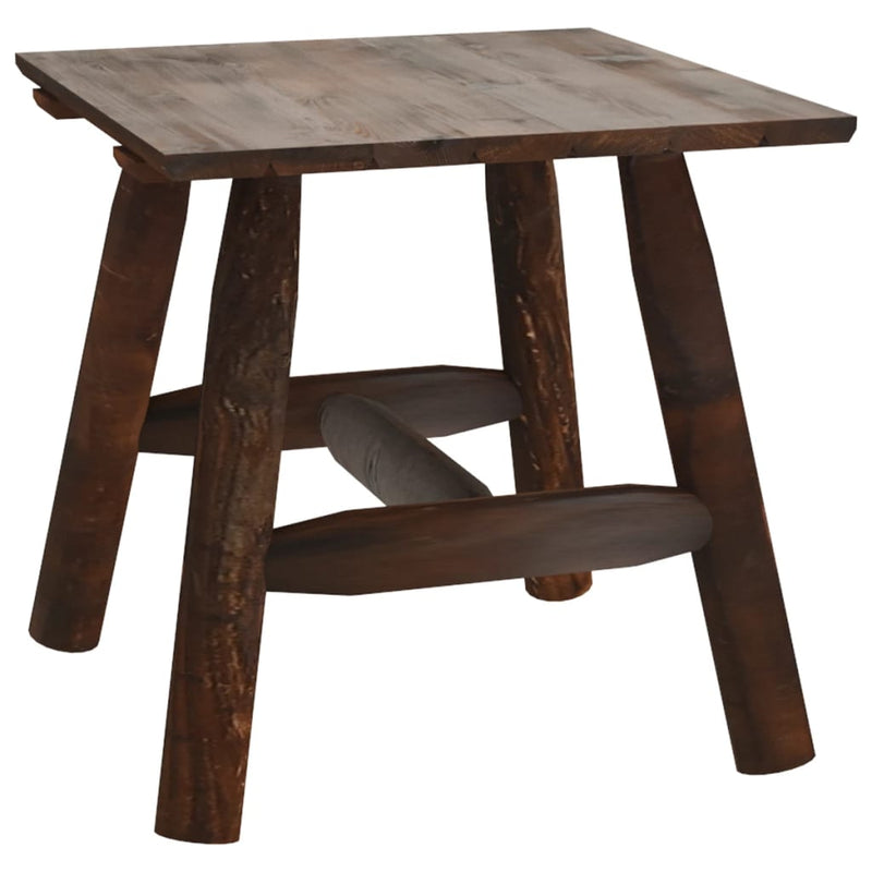vidaXL Side Table 49x49x50 cm Solid Wood Spruce