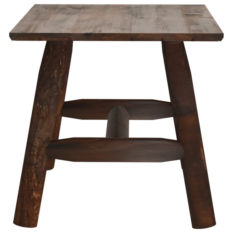 vidaXL Side Table 49x49x50 cm Solid Wood Spruce