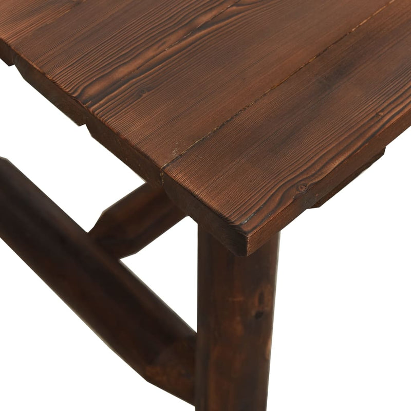 vidaXL Side Table 49x49x50 cm Solid Wood Spruce