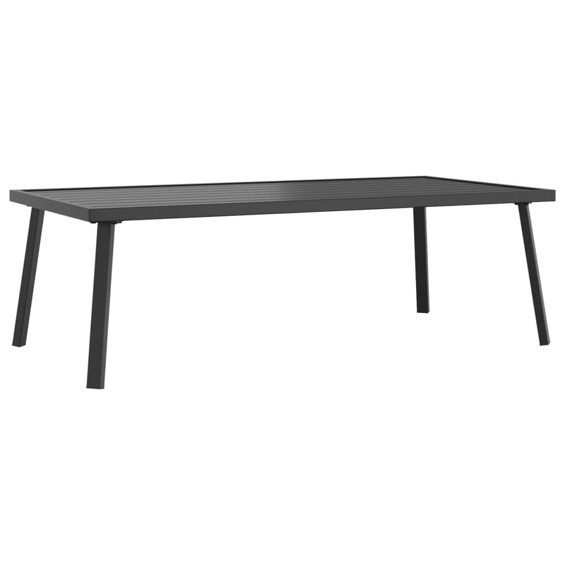 vidaXL 2 Piece Garden Lounge Set  Anthracite Steel