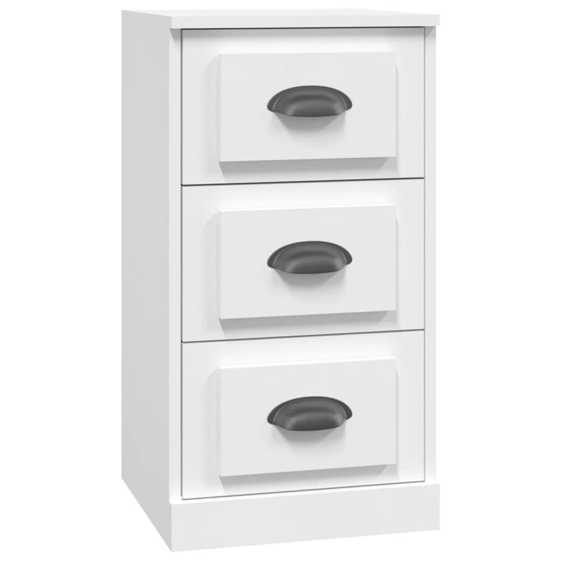 vidaXL Sideboard White 36x35.5x67.5 cm Engineered Wood