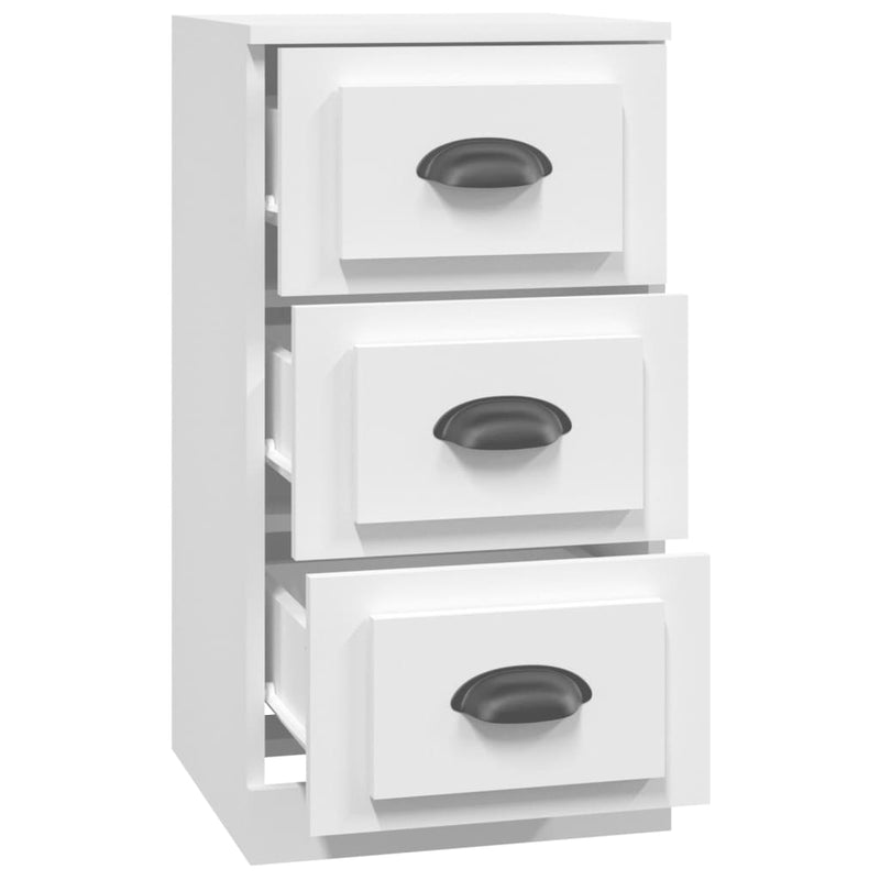 vidaXL Sideboard White 36x35.5x67.5 cm Engineered Wood