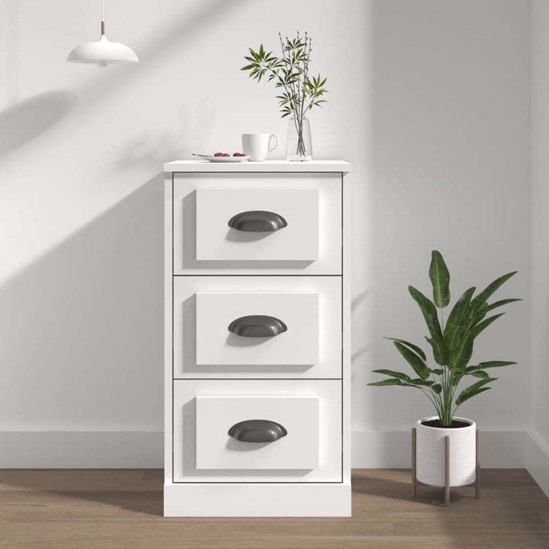 vidaXL Sideboard White 36x35.5x67.5 cm Engineered Wood