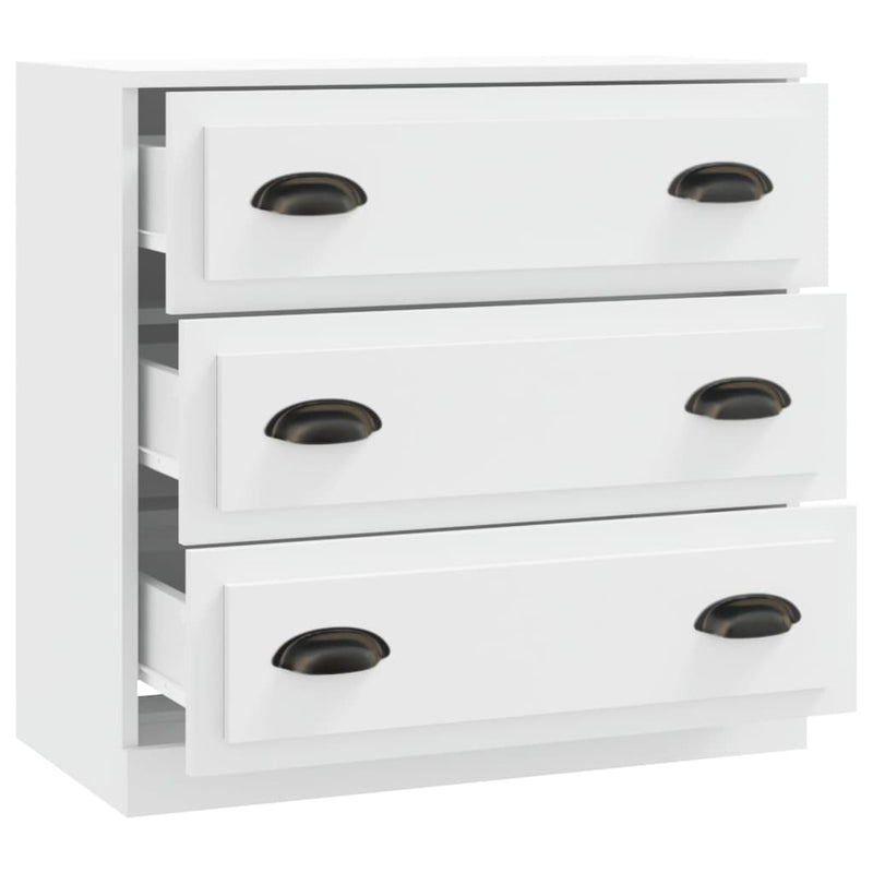 vidaXL Sideboard White 70x35.5x67.5 cm Engineered Wood