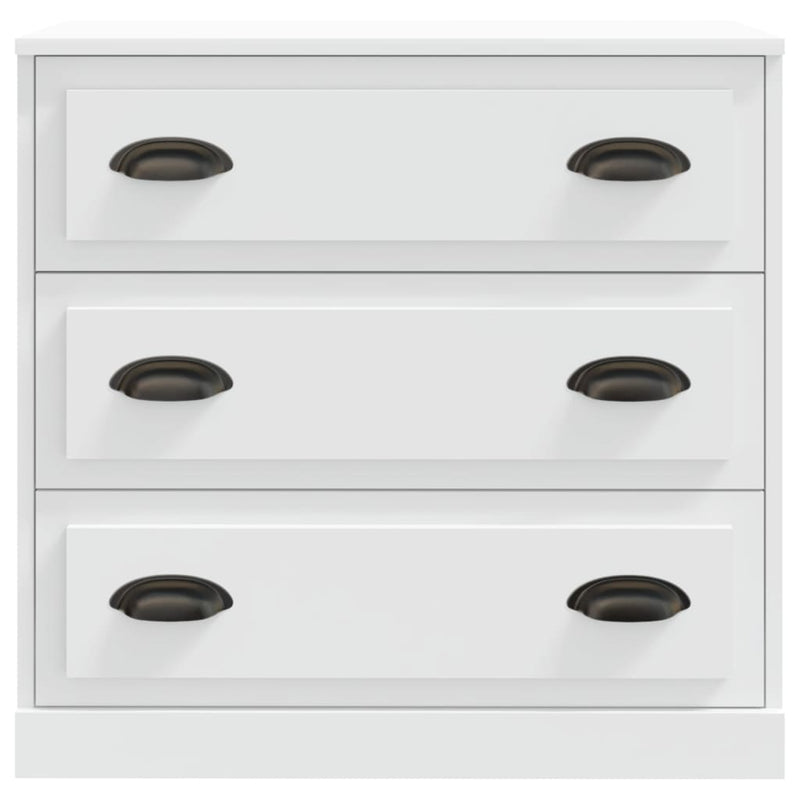 vidaXL Sideboard White 70x35.5x67.5 cm Engineered Wood