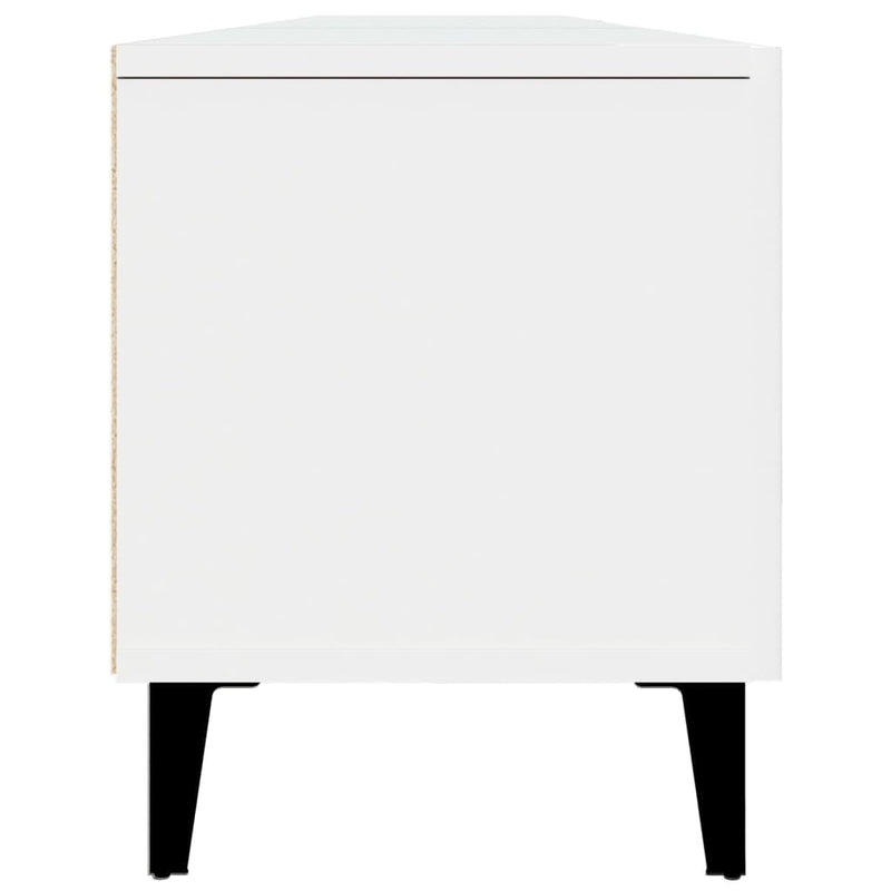 vidaXL TV Cabinet White 180x31.5x40 cm Engineered Wood