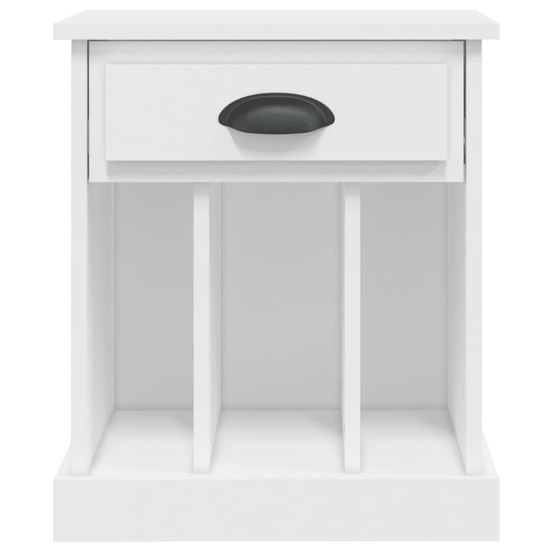 vidaXL Bedside Cabinets 2 pcs White 43x36x50 cm