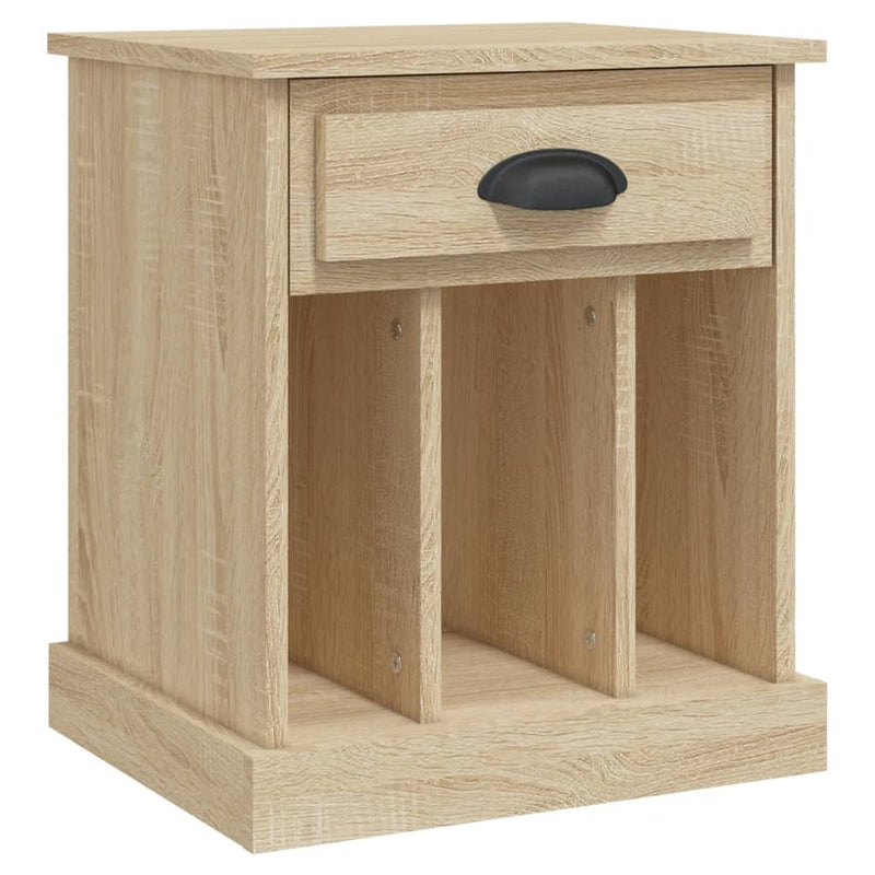 vidaXL Bedside Cabinets 2 pcs Sonoma Oak 43x36x50 cm