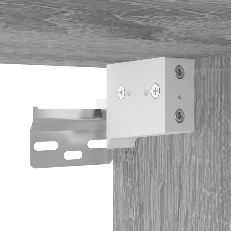 vidaXL Wall-mounted Bedside Cabinets 2 pcs Grey Sonoma 41.5x36x53cm