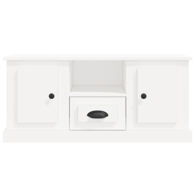 vidaXL TV Cabinet White 100x35.5x45 cm Engineered Wood