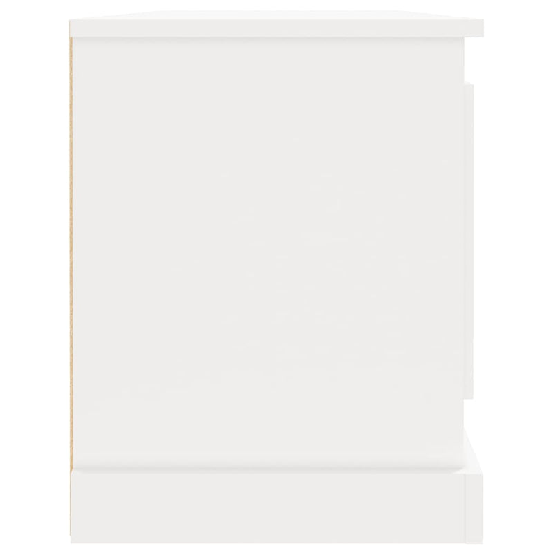 vidaXL TV Cabinet White 100x35.5x45 cm Engineered Wood