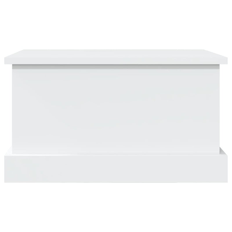 vidaXL Storage Box White 50x30x28 cm Engineered Wood