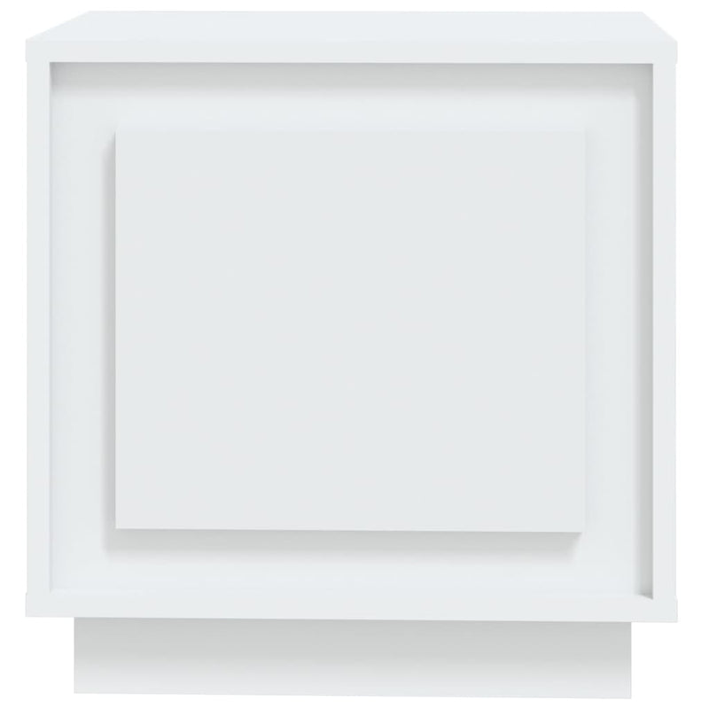 vidaXL Bedside Cabinets 2 pcs White 44x35x45 cm Engineered Wood