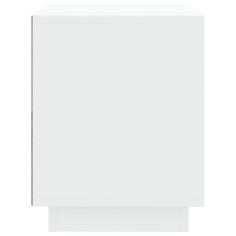 vidaXL Bedside Cabinets 2 pcs White 44x35x45 cm Engineered Wood