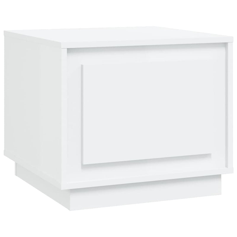 vidaXL Coffee Table White 51x50x44 cm Engineered Wood