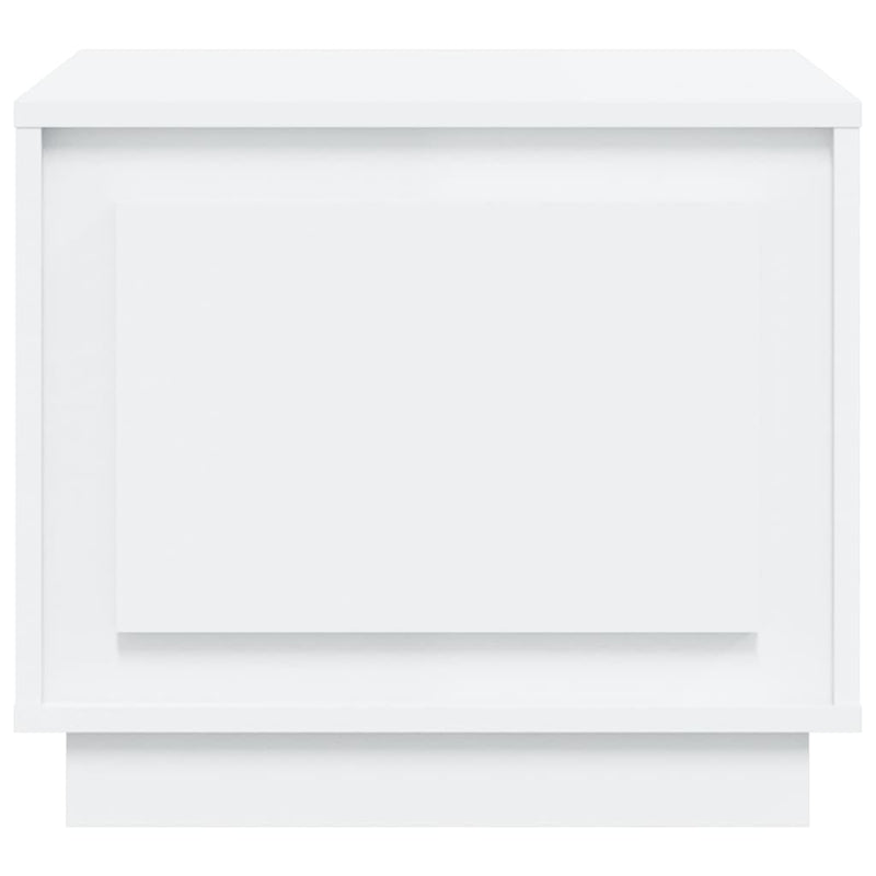 vidaXL Coffee Table White 51x50x44 cm Engineered Wood