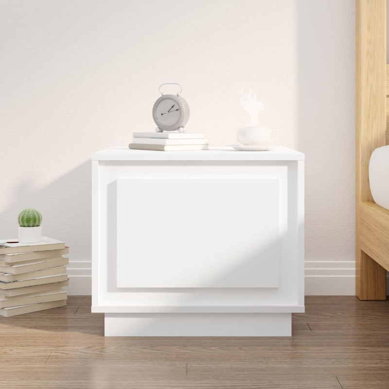 vidaXL Coffee Table White 51x50x44 cm Engineered Wood