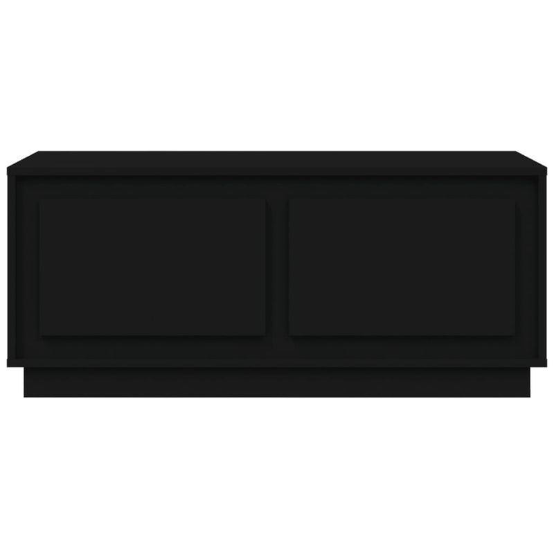 vidaXL Coffee Table Black 102x50x44 cm Engineered Wood