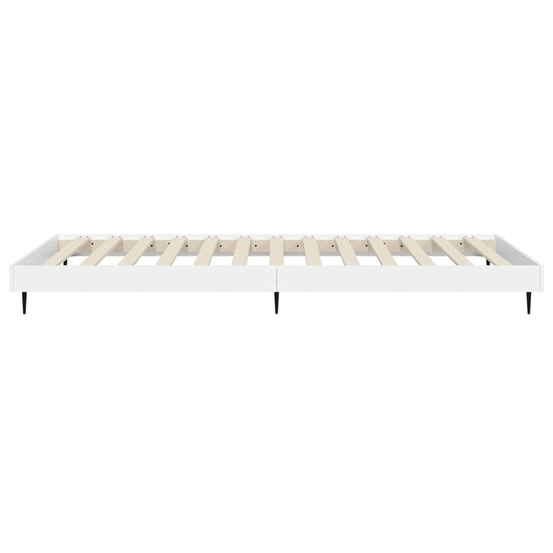 vidaXL Bed Frame without Mattress White 90x190 cm Engineered Wood