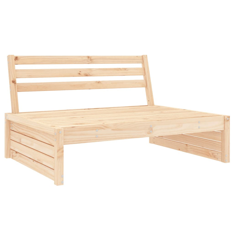 vidaXL Middle Sofa 120x80 cm Solid Wood Pine