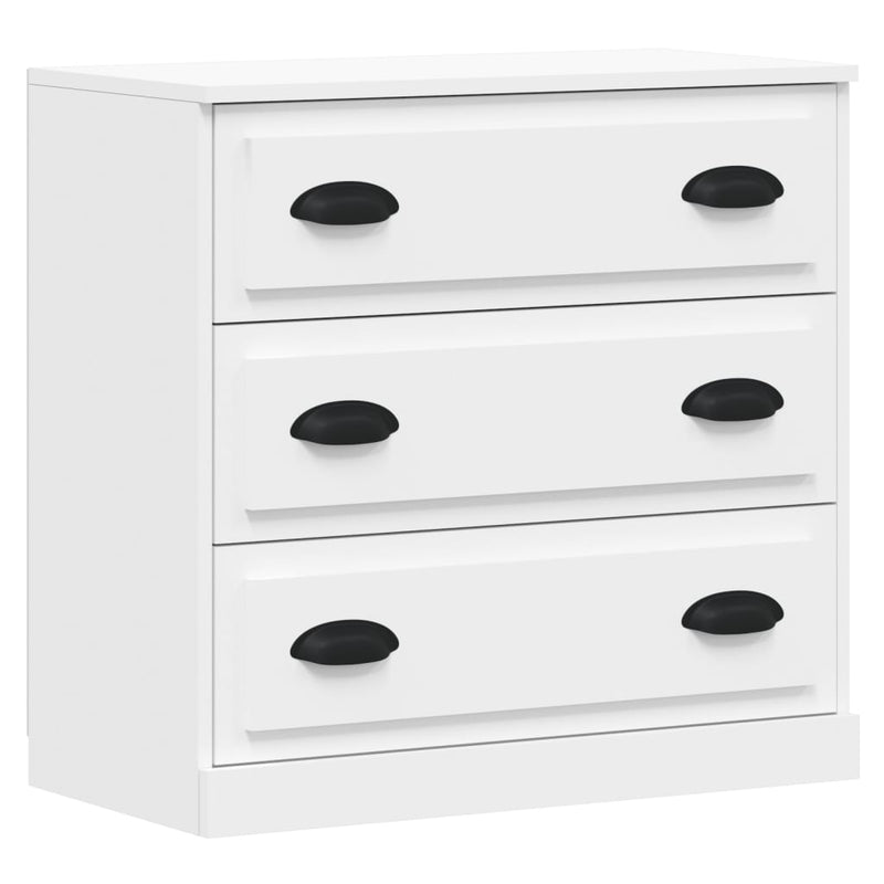 vidaXL Sideboards 3 pcs White Engineered Wood