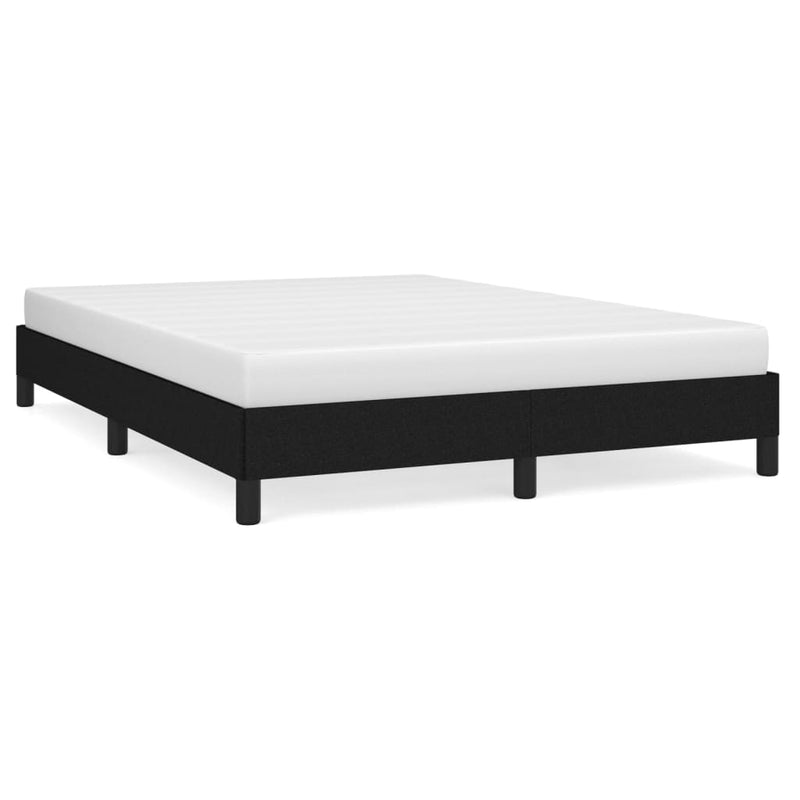 vidaXL Bed Frame without Mattress Black King Single Fabric