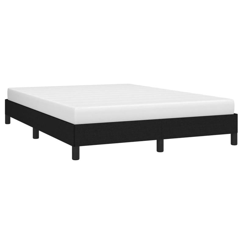 vidaXL Bed Frame without Mattress Black King Single Fabric