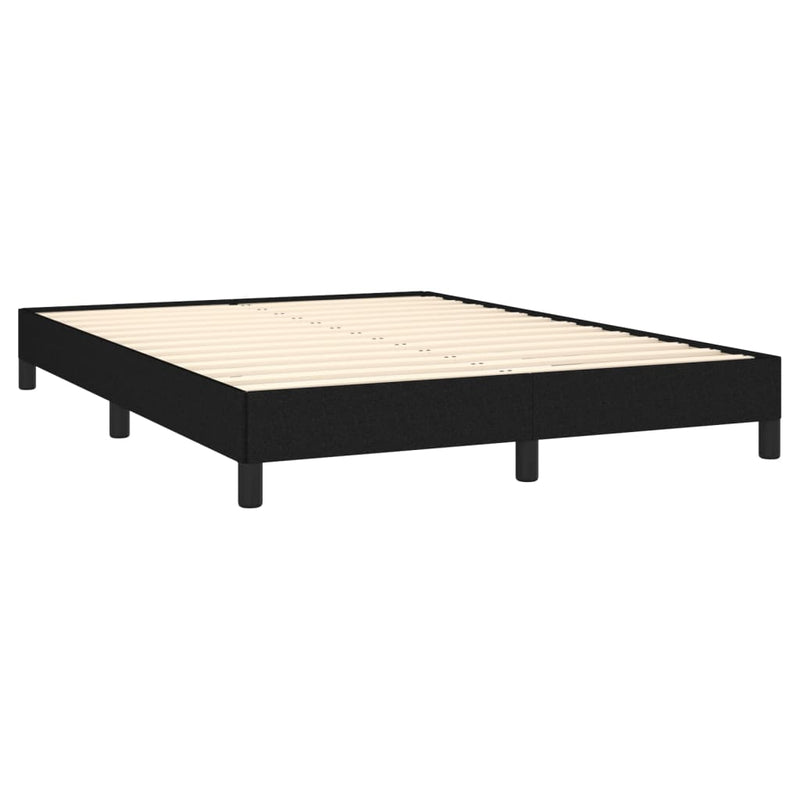 vidaXL Bed Frame without Mattress Black King Single Fabric