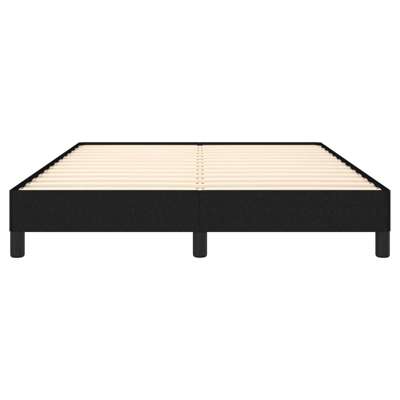vidaXL Bed Frame without Mattress Black King Single Fabric
