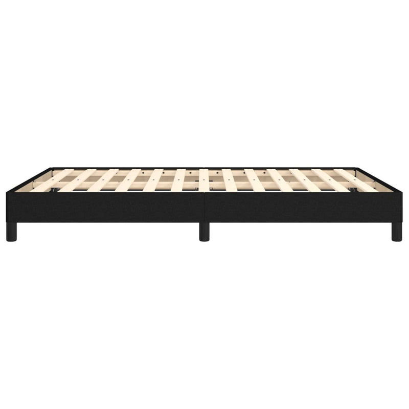 vidaXL Bed Frame without Mattress Black King Single Fabric
