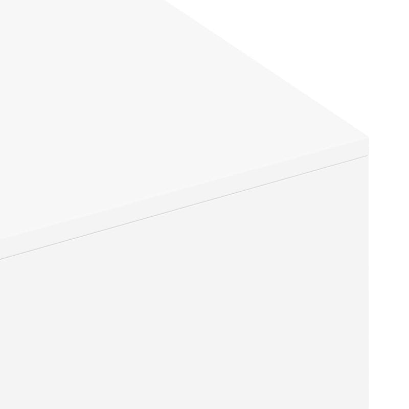 vidaXL Coffee Table White 100x49.5x31 cm Engineered Wood