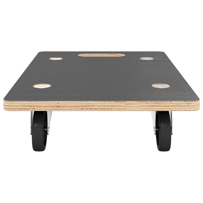 vidaXL Transport Trolleys 2 pcs Rectangular 80x55x11.5 cm 250 kg