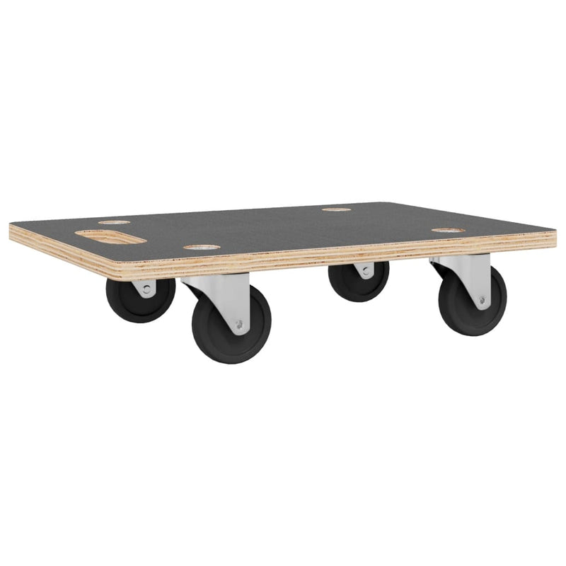 vidaXL Transport Trolleys 2 pcs Rectangular 80x55x11.5 cm 250 kg