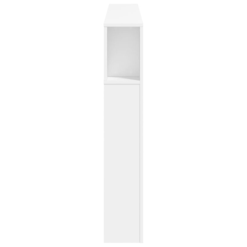 vidaXL LED Headboard White 160 cm Engineered Wood