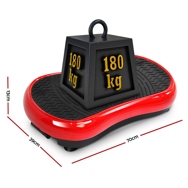 Everfit Vibration Machine Plate Platform Body Shaper Home Gym Fitness Red