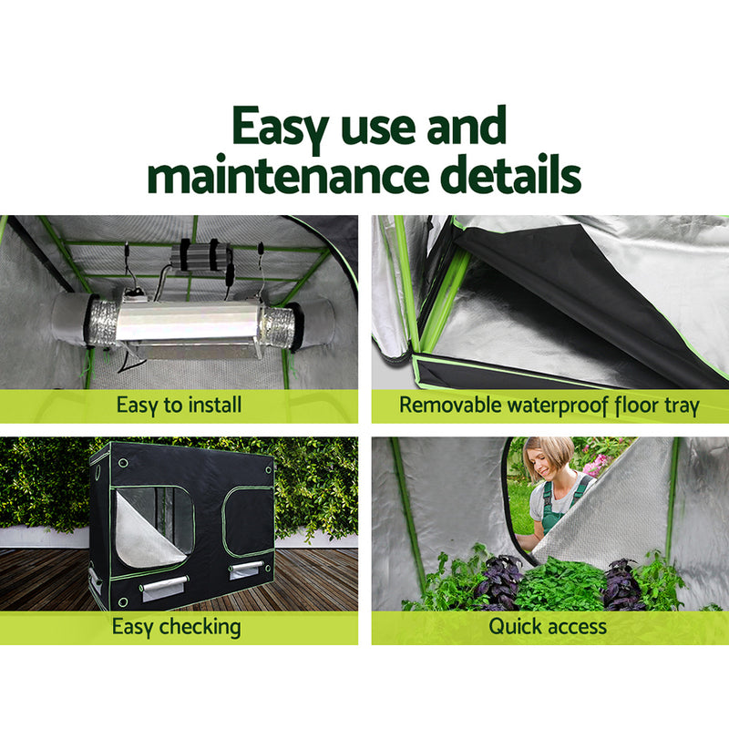 Greenfingers Grow Tent 4500W LED Grow Light Hydroponics Kits System 2.4x1.2x2M