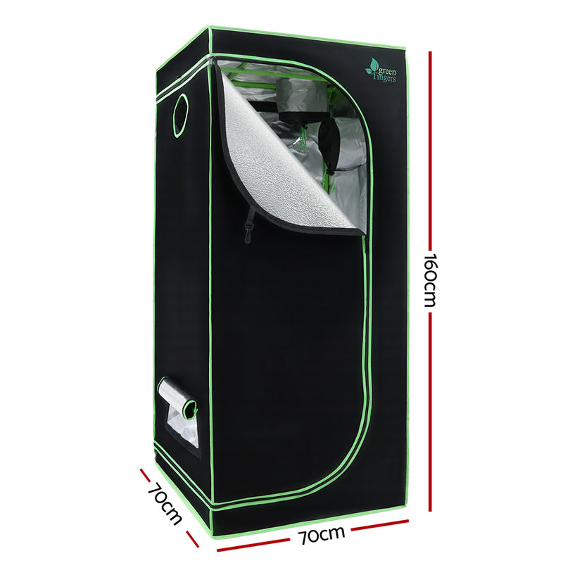 Greenfingers Grow Tent Kits 1680D Oxford 0.7MX0.7MX1.6M Hydroponics Grow System