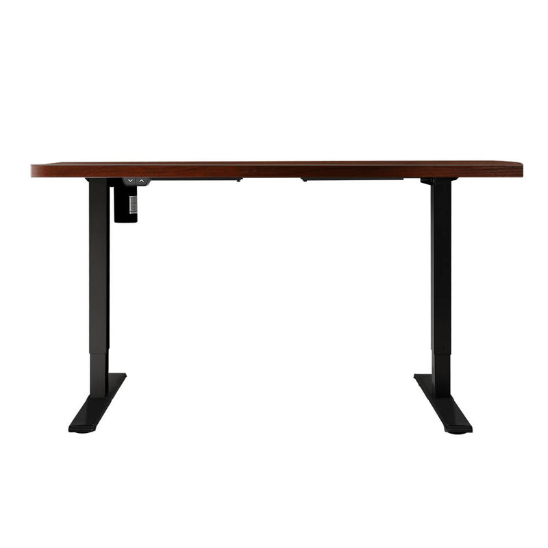 Artiss Standing Desk Motorised Walnut 140CM